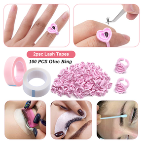 Özel etiket toptan bireysel hacim kirpik uzatma kitleri kirpik eğitim seti - Product Image 3