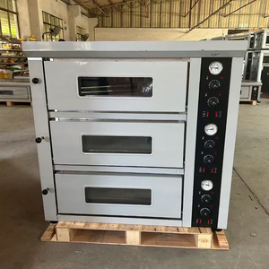 Grace 3 tầng điện/gas Pizza & lò nướng bánh mì với 6 khay nướng Thiết bị làm bánh thương mại mới - Product Image 2