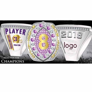 Anelli del campionato mondiale di pallacanestro personalizzati con placcatura nera realizzati In cina anello In argento personalizzato all'ingrosso - Product Image 3