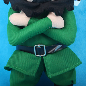 Peluche Personalizzati, Campione Gratuito, Personaggio Imbottito Nonno in Uniforme Verde - Product Image 5