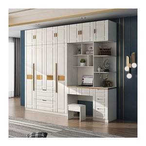 Thiết kế mới hiện đại bằng gỗ góc đi bộ trong phòng ngủ tủ quần áo tủ quần áo cho quần áo - Product Image 3