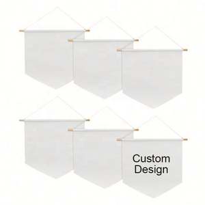 Bandera Publicitaria de Lona para Decoración de Pared, Impresión Personalizada, MOQ Bajo, Bandera Colgante, Pancarta Publicitaria - Product Image 1