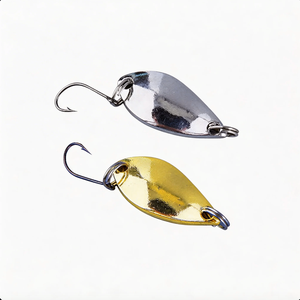 Leurres en forme de cuillère vierges en or et argent de 2,5g, 3,5g, 5g, leurres de pêche bioniques pour l'eau douce - Product Image 5