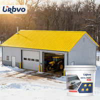 Peinture acrylique industrielle antirouille de haute qualité URBVO, revêtement liquide, modèle JS16 pour la prévention de la rouille des bâtiments, peinture métallique