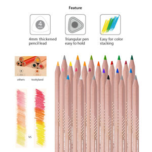 12-Farben-Aquarellstift Markierung stift Zeichen pinsel Malset wasch bar und ungiftig Mal werkzeug Buntstift Aquarell Stift Set - Product Image 5