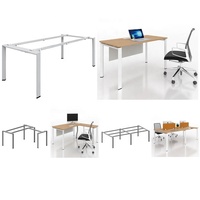 Table console cadre en métal bureau pieds de table en acier