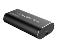 Telefon, Tablet, Dizüstü Bilgisayar için PoE Destekli USB C - Ethernet Ağ Adaptörü, Tip C Girişiyle Kablolu Bağlantı