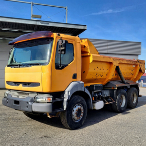 Camion benne d'occasion Renault Kerax 420 6x4 de 2004, pour transport, construction et exploitation minière, boîte automatique ou manuelle - Product Image 1