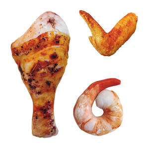 Ucuz Squeaky köpek maması sebze oyuncaklar hediye paketi seti özel LOGO dayanıklı çiğnemek tuval peluş oyuncak hayvan - Product Image 6