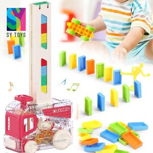 SY drôle début éducatif à piles enfant voiture électrique jouet Train <span class=keywords><strong>Domino</strong></span> - Product Image 5