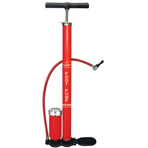 Single Tube Mini Bicycle Wood Handle Hand Air Pump