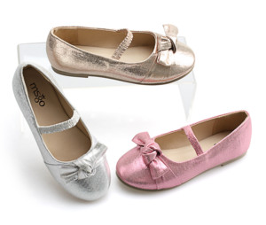 2022 la mode populaire chaussures décontractées plates pour enfants enfants brillant tissu élastique arc bout rond chaussures de base - Product Image 3