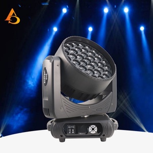 Luz LED Móvil con Zoom de Fábrica 37x18W, Efecto Ojo de Abeja, DMX 512, RGBW - Product Image 1