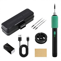 Fer à souder sans fil Type-C 650 mAh à chauffe rapide, température variable, stylo de soudage portable pour réparation électronique DIY et usage domestique