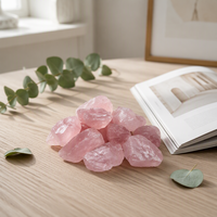 Meilleures ventes : Pierre de cristal rose aromathérapeutique, teinte blush, pour le corps, en gros, emballée en carton, Calm Corner Warm Blush