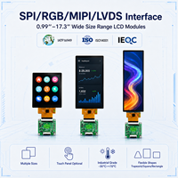 Écran tactile LCD de terminal de robot de service intelligent AI, haute résolution, design compact, 0,99 - 17,3 pouces
