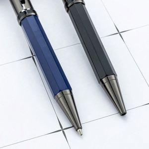 1.0Mm Custom Logo New Metal Twist Creative Hexagonal Barrel Business Premium Multi-Color Ballpoint <b>Pen</b> - Product Image 3