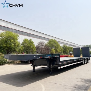 OEM Camion <span class=keywords><strong>Remorque</strong></span> 3 Essieux 4 Essieux 50ton 60ton Heavy Duty Hydraulique Col De Cygne Lowboy Lowbed <span class=keywords><strong>Semi</strong></span> <span class=keywords><strong>Remorque</strong></span> Camion - Product Image 3