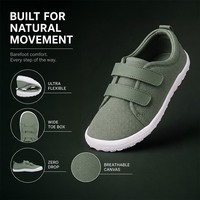 Kinder-Leinenschuhe mit Flexibler Weicher Sohle für Natürliche Fußentwicklung, Schulgeeignet, Private Label Hersteller