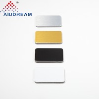 Apliques LED de 6W para Pared Exterior, Panel de Revestimiento con Bombilla GU10, Panel Compuesto de Aluminio de Alta Resistencia a la Corrosión, Personalizado