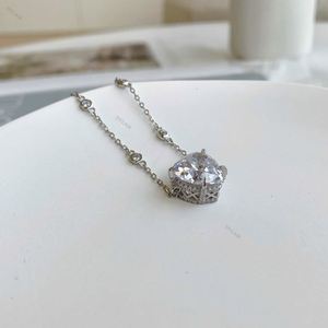 Collar con Colgante de Corazón Dylam, Joyería Fina de Lujo con Diamantes para Mujer, Collar de Plata de Ley 925, Gargantilla para Boda, Superventas - Product Image 3