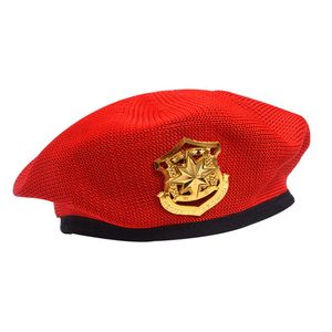Fashionable beret hat for security guard In Various Trendy Styles 