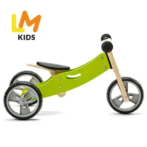 एलएम किड्स वुड बैलेंस बाइक, किड्स बेबी बॉय टॉयज, बच्चों के लिए 3 व्हील साइकिल बेबी बैलेंस बाइक