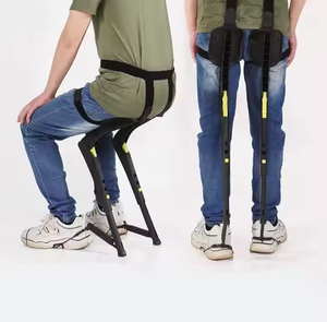 2025 <span class=keywords><strong>Tabouret</strong></span> pliable intelligent léger avec support dorsal Genouillères multifonctionnelles en PU pour enfants - Product Image 1