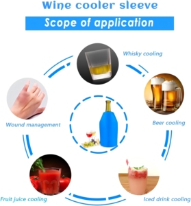 Lâu Dài Rượu Vang Mát Tay Áo Tủ Đông Làm Lạnh Cho Chai Rượu Vang Cho Đảng Giữ Rượu Vang Mát Mẻ Và Ướp Lạnh - Product Image 4