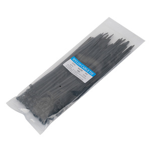 Attaches de câbles en nylon de qualité industrielle Yag, noires, 1,1 mm, autobloquantes, ignifuges 94V-2, pour matériel électrique, matériaux de construction - Product Image 4