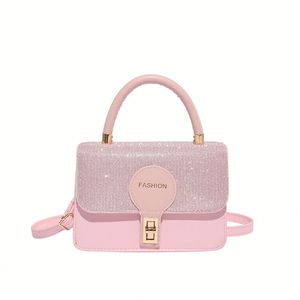 Bolso de Mujer 2026, Nuevo Diseño, Alta Calidad, Gran Capacidad, Decoración con Pañuelo de Seda, Rejilla de Diamantes Invertidos, PU - Product Image 4