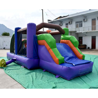 6x3x3m maison fête en plein air gonflable rebond maison château gonflable toboggan combinaison aventure défi pour les enfants fête