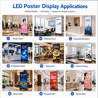 Pantalla LED Digital para Publicidad, P1.8 P2 P2.5 P3, Interior, HD, Control por Wifi, Tipo Tótem