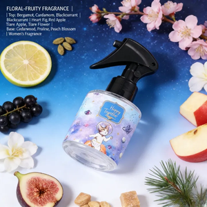 Spray parfumé pour cheveux floral et fruité pour femmes - 100 ml - Parfum avec notes de bergamote, figue et cèdre pour un style quotidien - Product Image 2