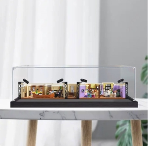Vitrine en acrylique pour 10292 <span class=keywords><strong>Friends</strong></span> Apartments, boîte de rangement transparente anti-poussière, présentoir pour blocs de construction, modèle YLD-AD73 - Product Image 1