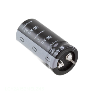 ตัวแทนจำหน่ายอย่างเป็นทางการ LGY2A152MELZ45 ตัวเก็บประจุแบบ Through Hole CAP ALUM 1500UF 20% 100V SNAP TH 1500 uF - Product Image 1