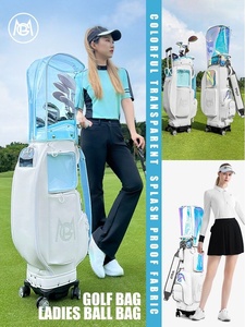 <span class=keywords><strong>Sac</strong></span> <span class=keywords><strong>de</strong></span> <span class=keywords><strong>golf</strong></span> pour <span class=keywords><strong>femme</strong></span>, <span class=keywords><strong>imperméable</strong></span>, transparent, avec roulettes universelles, pour clubs - Product Image 1