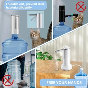 New Arrival Home <b>Gadgets</b> Smart Home <b>Gadgets</b> <b>Electric</b> Water Pump Folding Automatic Drinking Water Bottle Dispenser - Product Image 6