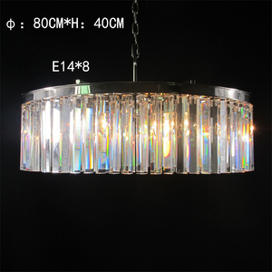 American Vintage High-end Villa Club Hotel Lobby Proyecto de iluminación <span class=keywords><strong>K9</strong></span> Candelabro de cristal de lujo moderno redondo - Product Image 6