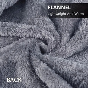 Poncho couverture en flanelle douce et confortable à porter pour adultes, femmes, couvertures sans manches avec boutons, couverture de sieste de bureau - Product Image 4