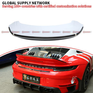 Alerón Trasero de Fibra de Carbono Seca de Alta Calidad, Estilo Rt900 BraBs, para Porsche 911 992 - Product Image 1