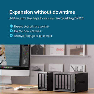 2ベイDiskStation DS725+ NAS（ディスクレス）Ryzen R1600 4GB RAM RJ45（1x 2.5GbE 1x 1GbE）2x <span class=keywords><strong>M</strong></span>.2 NVMe 1x Type-C USB3.2 在庫あり - Product Image 5