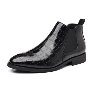 Botas <span class=keywords><strong>Chelsea</strong></span> Formales Marrones Originales Hechas a Mano de Lujo Personalizadas al por Mayor, Botas de Tobillo para Hombre, Botas Sin Cordones para Hombre - Product Image 2