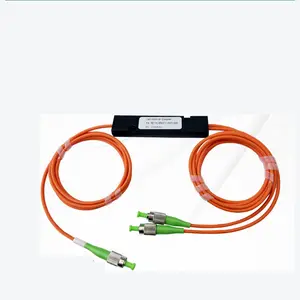 Livraison rapide Séparateur de fibres optiques FTTH PLC Fabrica Esse Splitter Box 1X2 Coupleur de fibres FC/APC Séparateur FBT