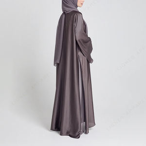 Gli ultimi modelli di <span class=keywords><strong>Abaya</strong></span> musulmano per donne musulmane hanno personalizzato le vesti islamiche tradizionali modeste Muslim open <span class=keywords><strong>abaya</strong></span> - Product Image 4