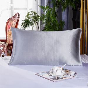 19mm 60*50cm 6A Grade 100% Queen Size Taie d'oreiller en soie de mûrier pour un sommeil incroyable avec une couleur unie douce - Product Image 4