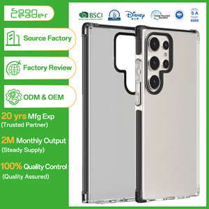 Funda de teléfono transparente Soonleader para Samsung Galaxy S24 Ultra Cover Custom S25 S24 S22 S23 S21 Luxury Cell - Product Image 1