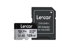Carte mémoire MicroSDXC Lexar Professional Silver Plus Mini TF U3 A2 V30 pour drone et caméra d'action - Product Image 3
