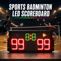 Système de notation de badminton, tableau de scores numérique, serveur, télécommande, affichage des scores LED, centre sportif scolaire