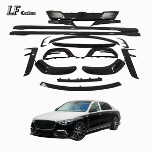 Adecuado para <span class=keywords><strong>mercedes</strong></span>-<span class=keywords><strong>benz</strong></span> Clase <span class=keywords><strong>S</strong></span> W223 <span class=keywords><strong>Maybach</strong></span> S480 580 <span class=keywords><strong>680</strong></span> faldas laterales de alerón delantero modificado de fibra de carbono - Product Image 1